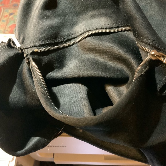 Fendi microfiber black bag with silver tone hardware. Adjustable leather strap. - Picture 12 of 13